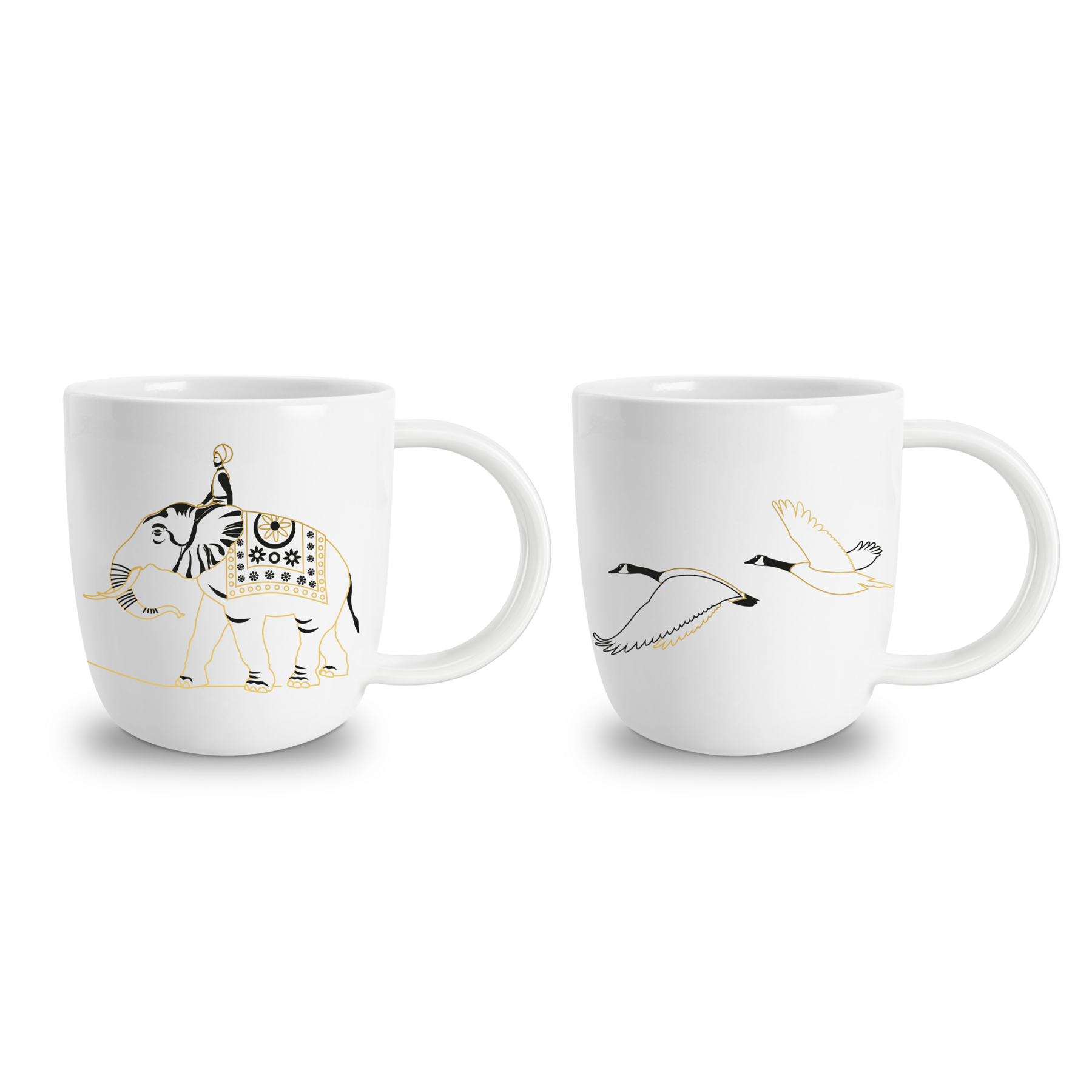 Coffret deux tasses porcelaine