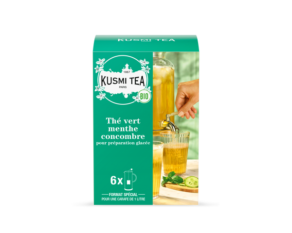 Thé vert menthe concombre