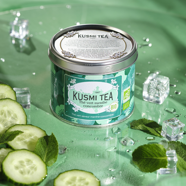 Thé vert menthe concombre
