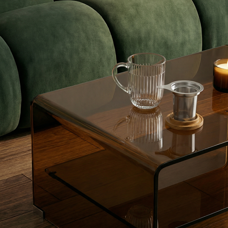 Tempered glass tea mug 40Cl
