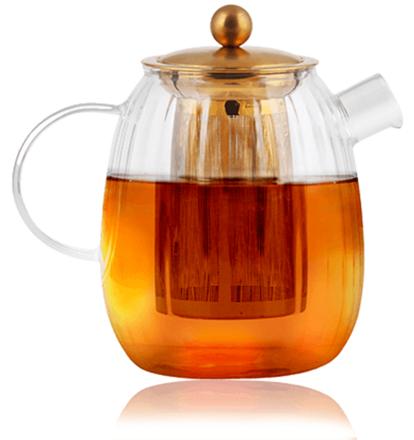 Théière verre Tulip 1L